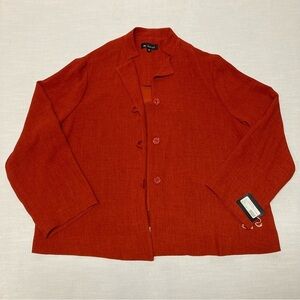 DE TAILLE | Burnt Orange Blazer Jacket- Size 1X - NWT